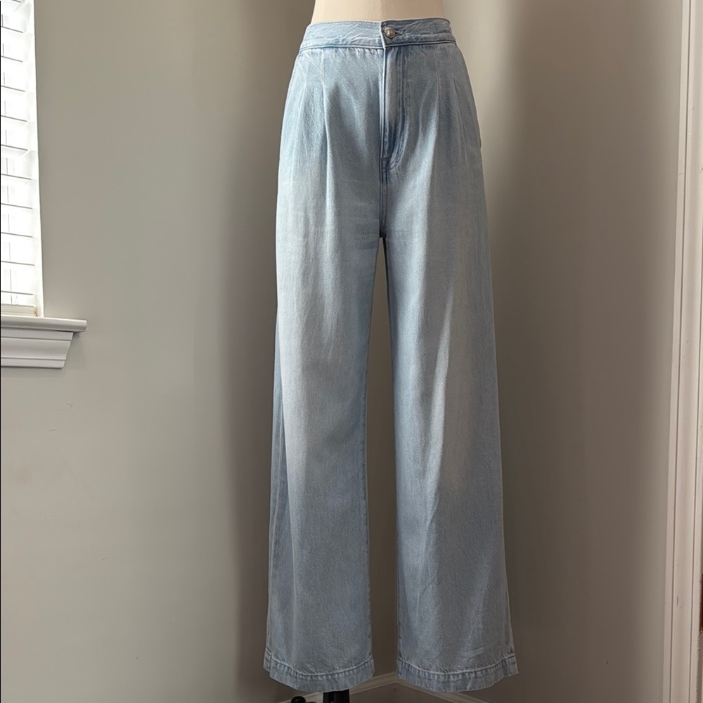 Madewell Light Blue Wide Leg Jeans